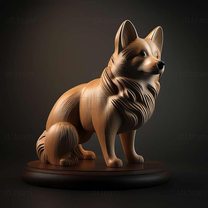 3D model Icelandic dog (STL)